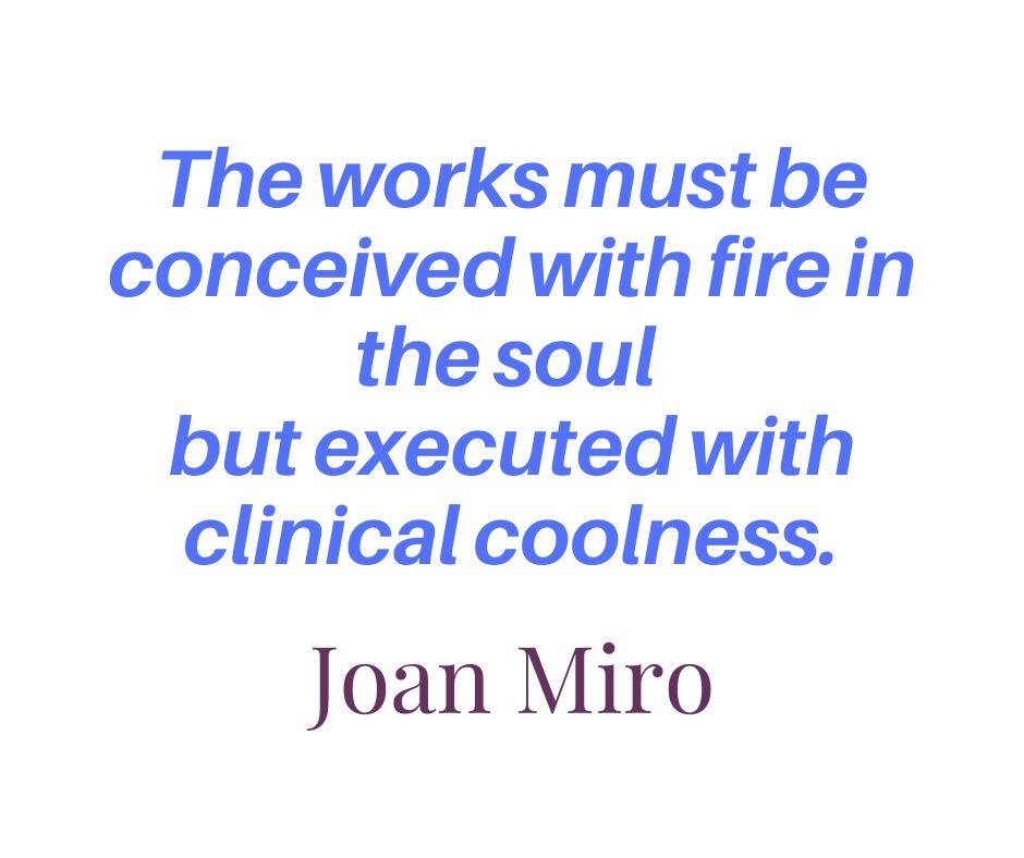 Joan Miro, professional development, artist